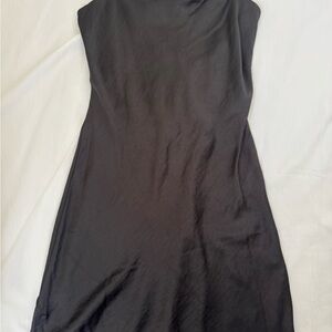 Princess Polly Black Strapless Mini Slip Dress